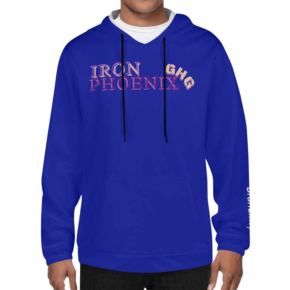 Iron Phoenix Customizable All Over Print Hoodie for Men - Lightweight