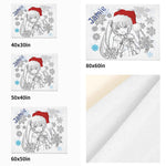 Anime Christmas Holiday Flannel Blanket - Mockup Showing Drape and Fabric Weight | Our Phoenix Rise