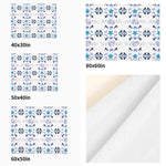Blue Pink Unicorn Snowflake Flannel Blanket - Folded Perspective View | Our Phoenix Rise