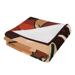 Gaming Flannel Blanket – Crystal Punch Art, Eco Cozy Power Warmth