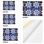 Blue Flannel Blanket - Breathable USA-Made 30x40in to 60x80in, Detailed View 6 | Our Phoenix Rise