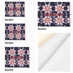 Personalized Snowflake Flannel Blanket - Close Up of Custom Name "Jasmine" | Our Phoenix Rise