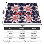 Personalized Snowflake Flannel Blanket - Detailed Red Snowflake Pattern | Our Phoenix Rise