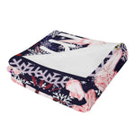 Personalized Snowflake Flannel Blanket - Cozy custom snowflake throw for winter | Our Phoenix Rise