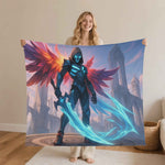 Made in the USA by Multiple Size Flannel Breathable Blankets (Free Shipping and Shipped in US)