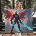 Firewing Guardian Flannel Blanket – USA-Made, 4 Sizes