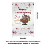 Thanksgiving Football Turkey Metal Sign - showing versatile hanging options | Our Phoenix Rise