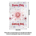 Snow Day Gaming Metal Wall Sign - side view showcasing metal quality | Our Phoenix Rise