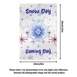 Snow Day Gaming Metal Wall Sign - Texture and material detail | Our Phoenix Rise