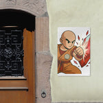 Anime Fighter Metal Wall Sign - close up of character detail | Our Phoenix Rise