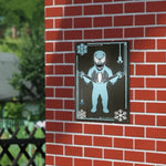 Winter Frost Symbiote Character Metal Wall Art Sign - Displayed on a red brick wall | Our Phoenix Rise