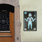 Winter Frost Symbiote Character Metal Wall Art Sign - Angled view | Our Phoenix Rise