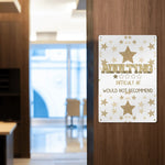 Adulting Difficult AF Metal Wall Sign - Hung on a wooden door | Our Phoenix Rise