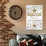 Adulting Difficult AF Metal Wall Sign - Hung above a couch in a living room | Our Phoenix Rise
