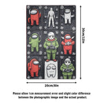 Cartoon Space Crew Winter Holiday Iron Wall Art - Design Close-up | Our Phoenix Rise