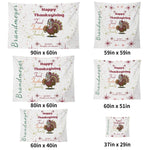 Personalized Thanksgiving Football Turkey Wall Tapestry - Wall Hanging Example | Our Phoenix Rise