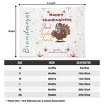 Personalized Thanksgiving Football Turkey Wall Tapestry - Text Details | Our Phoenix Rise