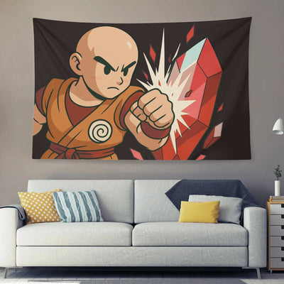 Game inspired Wall Tapestry Made in the USA Main Perspective | Our Phoenix Rise
