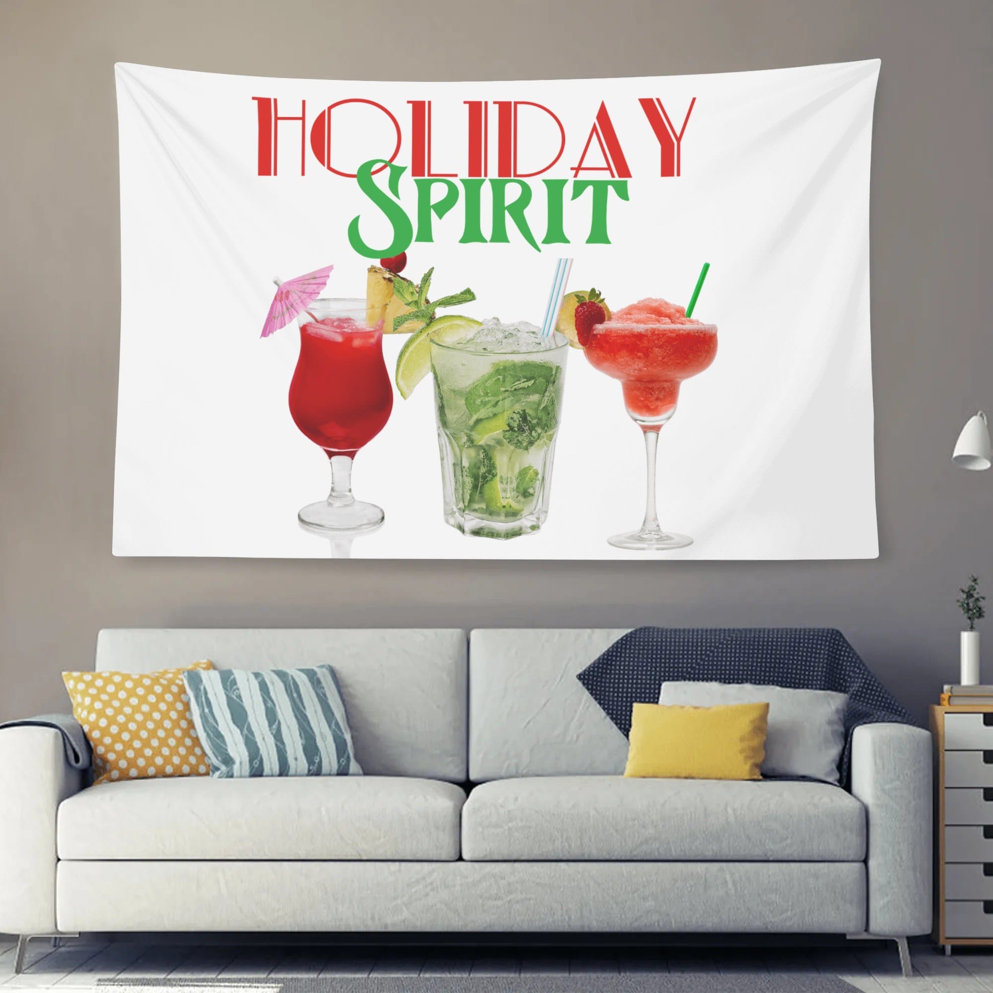 Christmas Holiday Wall Tapestry Made in the usa