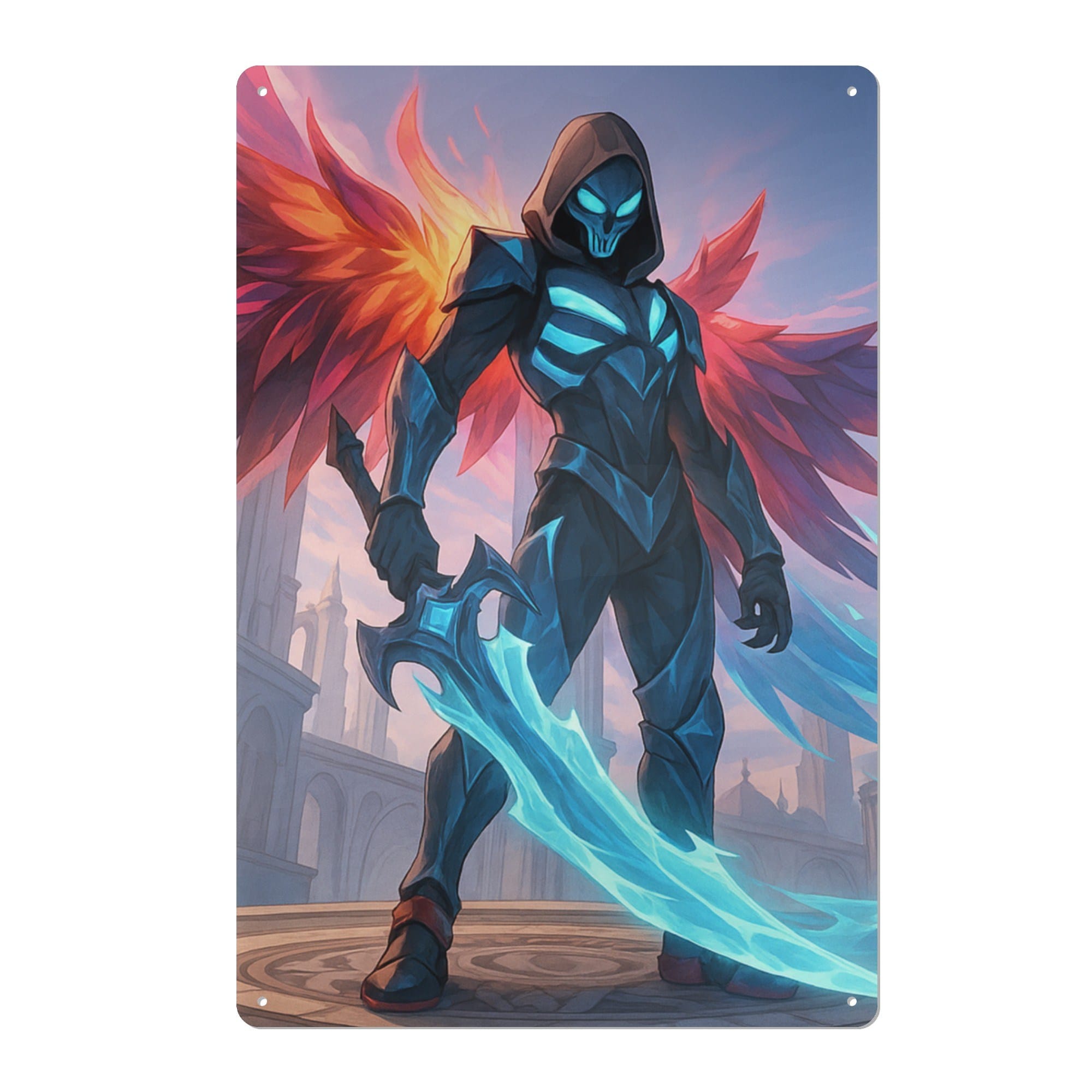 Gaming character Iron Sign Wall Modern Artwork for Home Decor