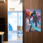 Gaming character Iron Sign Wall Modern Artwork for Home Decor Detailed View 2 | Our Phoenix Rise