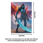 Gaming character Iron Sign Wall Modern Artwork for Home Decor Detailed View 7 | Our Phoenix Rise