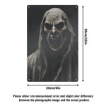 Zombie Iron Sign Wall Modern Artwork for Home Decor Detailed View 7 | Our Phoenix Rise