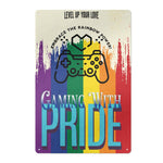 Gaming Pride Iron Sign Wall Modern Artwork for Home Decor Main Perspective | Our Phoenix Rise