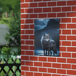 Iron Wolf Sign Wall Modern Artwork for Home Decor Detailed View 3 | Our Phoenix Rise