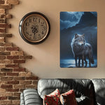 Iron Wolf Sign Wall Modern Artwork for Home Decor Detailed View 4 | Our Phoenix Rise