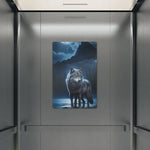Iron Wolf Sign Wall Modern Artwork for Home Decor Detailed View 5 | Our Phoenix Rise