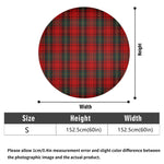 Christmas Plaid Round Tablecloth - Tartan Swatch Sample | Our Phoenix Rise