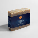 Oat Milk Honey Soap Bar - side view of the natural handcrafted soap bar | Our Phoenix Rise