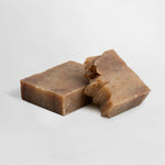 Oat Milk Honey Soap Bar - ingredient side of the soap bar with natural texture | Our Phoenix Rise