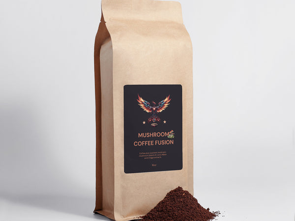 Mushroom Coffee Fusion - Lion’s Mane & Chaga 16oz