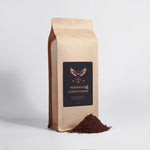Lion's Mane Chaga Mushroom Coffee - bag with spilled grounds | Our Phoenix Rise