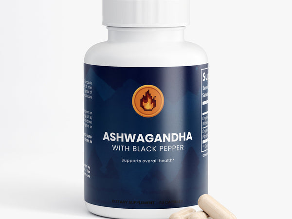 Ashwagandha Capsules 60ct, Stress Relief, Adaptogen Calm
