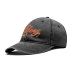 Wifey Est 2024 Denim Baseball Cap - side profile, Denim-Black | Our Phoenix Rise