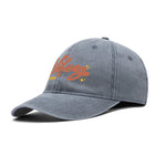 Wifey Est 2024 Denim Baseball Cap - flat lay, top down view, Khaki | Our Phoenix Rise