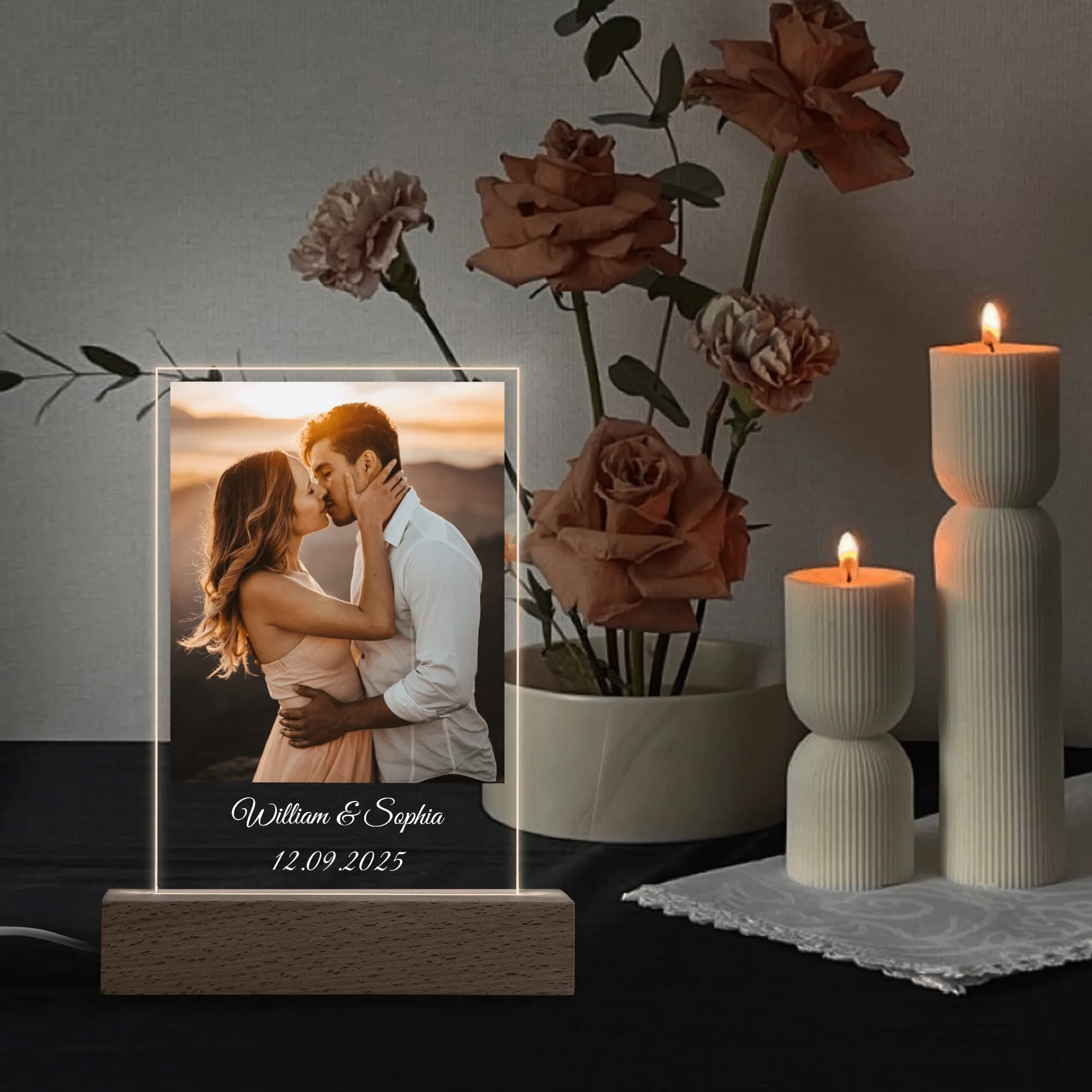 Personalized Photo Night Light Acrylic Lamp