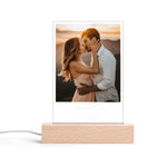 Personalized Photo Night Light - Couple kissing at sunset close-up | Our Phoenix Rise