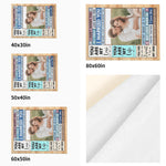 Personalized couple photo blanket spread out, featuring "You Are My Love, You Are My Life" quotes | Our Phoenix Rise