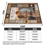 Personalized Couple Photo Blanket - Custom couple's photo area detail | Our Phoenix Rise
