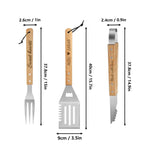 Personalized Grilling Tool Set - close up of tongs with engraved handle | Our Phoenix Rise