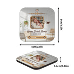Personalized Home Sweet Home Magnetic Pos Gifts Fridge Stickers 4 Pcs Detailed View 6 | Our Phoenix Rise