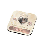 Personalized Photo Magnets for Fridge - Angled view showing thickness and magnetic backing | Our Phoenix Rise