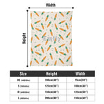 Personalized Carrot Baby Blanket Hat Headband Set - Baby smiling while wearing beanie hat | Our Phoenix Rise