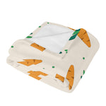Personalized Carrot Baby Blanket Hat Headband Set - Baby crawling with headband | Our Phoenix Rise