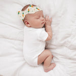Personalized Carrot Baby Blanket Hat Headband Set - Sleeping baby with carrot headband | Our Phoenix Rise