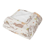 Personalized Bunny Baby Blanket Set - Bow hairband flat lay | Our Phoenix Rise